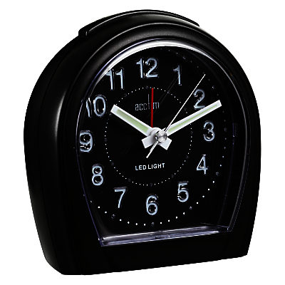 Acctim Lumilight Clock, Black Acctim Lumilight Clock, Black